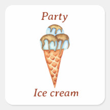 ミニマリストアイスクリームパーティー