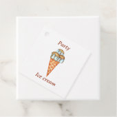 ミニマリストアイスクリームパーティー フェイバータグ (インサイチュ)