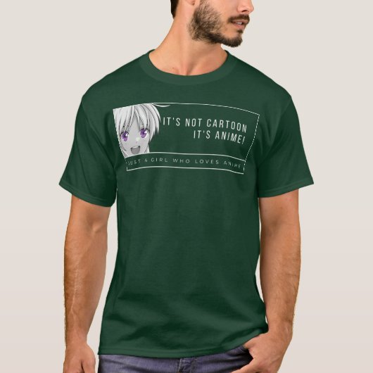 ミニマリストアニメ家族 Tシャツ (正面)
