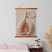 ミニマリストイチジクの植物壁画  吊り下げ型タペストリー (寝室)
