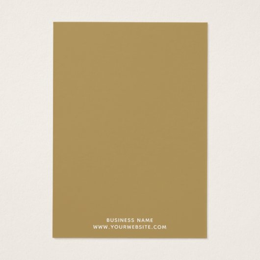 ミニマリストイヤリングジュエリーカードデザイン (裏面)