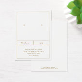 ミニマリストイヤリングジュエリーカードデザイン (デスク)