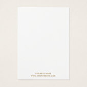 ミニマリストイヤリングジュエリーカードデザイン (裏面)