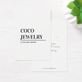 ミニマリストイヤリングジュエリー表示カード (デスク)
