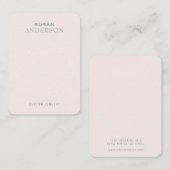 ミニマリストイヤリングディスプレイ名刺 名刺 (正面/裏面)