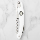 ミニマリストインクカボチャ – 秋の収穫芸術オン ソムリエナイフ (正面)