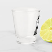 ミニマリストウィメンズゴルフモノグラムデザイン ショットグラス (左)