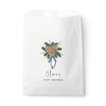 ミニマリストウィンタークリスマスリースベビーシャワー