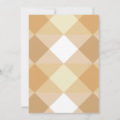 ミニマリストウォーターカラーパンプキンファースト誕生日秋 招待状 (裏面)