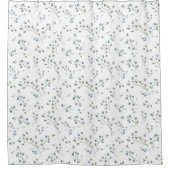 ミニマリストウォータースタイルボタニカル離れ シャワーカーテン (正面)