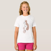 ミニマリストウサギラインマルチTシャツ Tシャツ (正面フル)