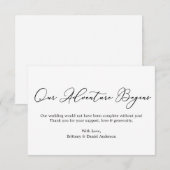 ミニマリストエレガンスアワー・アドベンチャー・カリグライ サンキューカード (正面/裏面)