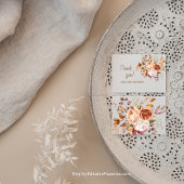 ミニマリストエレガンスウォーターカラーダ結婚リア サンキューカード