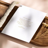 ミニマリストエレガントな結婚式サンキューカード写真 サンキューカード