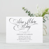 ミニマリストエレガントシック |リハーサルディナー 招待状 (スタンド正面)