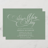 ミニマリストエレガントシック |リハーサルディナー 招待状 (正面/裏面)