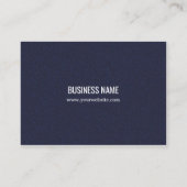 ミニマリストエレガントテクスチャブルーコンサルタント 名刺 (正面)