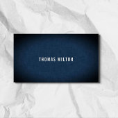 ミニマリストエレガントテクスチャブルーコンサルタント 名刺