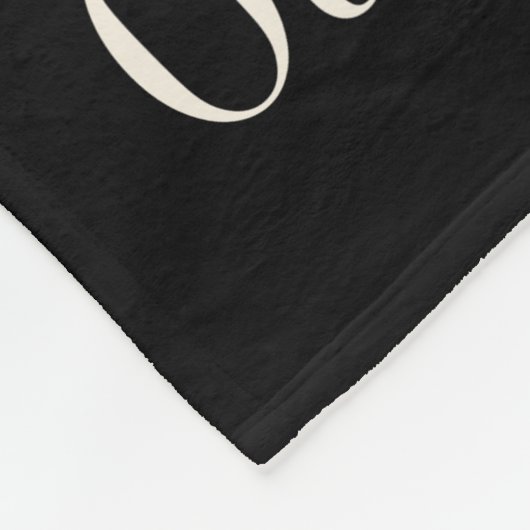 ミニマリストエレガントベージュモダンブラック結婚アーチ フリースブランケット (角)