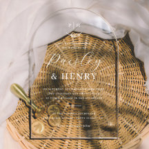 ミニマリストエレガントモノグラムフォーマルア結婚ーチ