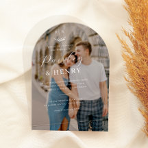 ミニマリストエレガントモノグラムフォーマルア結婚ーチ