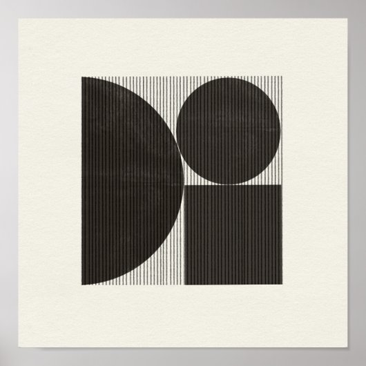 ミニマリストオブジェクト02ポスター ポスター (正面)