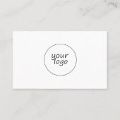 ミニマリストオレンジサークルオセアニア 名刺 (裏面)