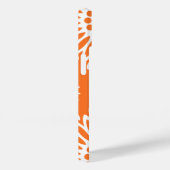 ミニマリストオレンジマンダラジオメトリックフローラ名 Case-Mate iPhoneケース (裏面 / 右)