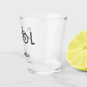 ミニマリストカッコいいサイクリング自転車サイクリングギフト ショットグラス (右)