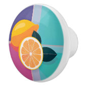 ミニマリストカラーブロックレモン セラミックノブ (右)