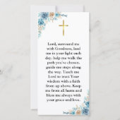 ミニマリストカリグラフィー初領聖体祈祷 (裏面)