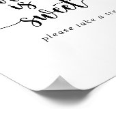 ミニマリストカリグラフィー ラブ イズ スウィート サイン (角)