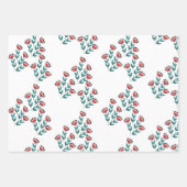 ミニマリストカワイトイースターラッピング紙 ラッピングペーパーシート (正面3)