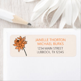 ミニマリストキク住所 シール