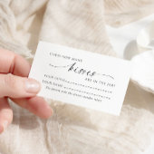 ミニマリストキスシャワーゲームカードの数 プレイスカード