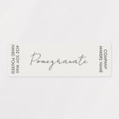 ミニマリストキャンドルジャー薄い垂直ラベルセット ラベル (デザイン1)