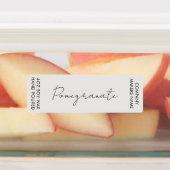 ミニマリストキャンドルジャー薄い垂直ラベルセット ラベル (貼付)