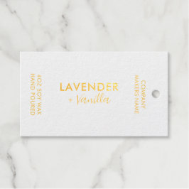 ミニマリストキャンドルラベル（ブランドパッケージ） ギフトタグ