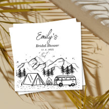 ミニマリストキャンプブライドブライダルシャワー