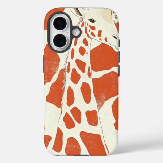 ミニマリストキリンプリント電話ケース Case-Mate iPhoneケース (裏面)