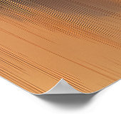 ミニマリストクアラルンプールスカイライン – ソフトトーンアート ポスター (角)