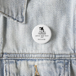 ミニマリストクジラデザインファミリー懇親会 缶バッジ