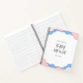 ミニマリストクラウドベビーシャワーギフトリストノートブック ノートブック (内部)