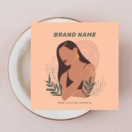 ミニマリストクラフタブティックエッツィイヤリングディスプレイ