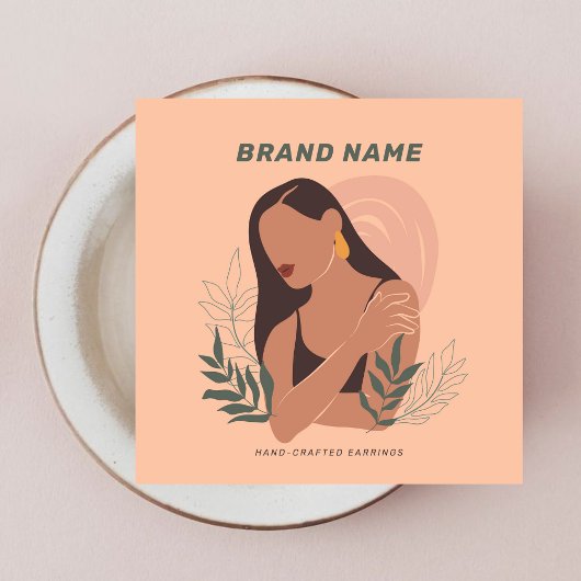 ミニマリストクラフタブティックエッツィイヤリングディスプレイ