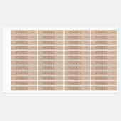 ミニマリストクラフトパーソナライズされたキャンドルラベル ラベル (シート)