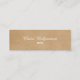 ミニマリストクラフトモダンプロフェッショナル スキニー名刺