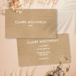 ミニマリストクラフトモダンプロフェッショナル 名刺