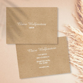 ミニマリストクラフトモダンプロフェッショナル 名刺