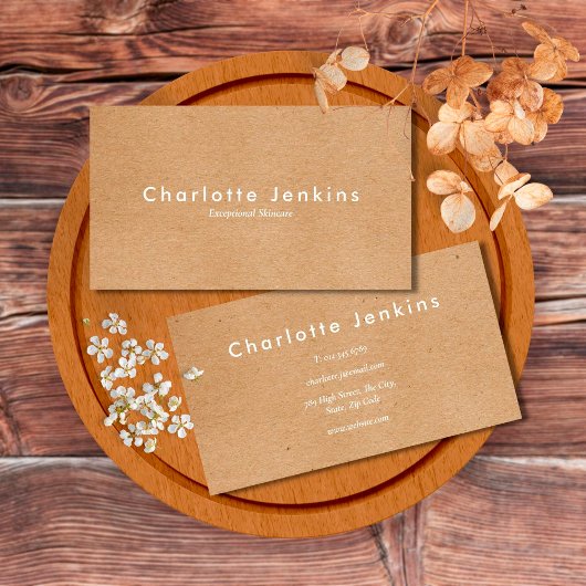 ミニマリストクラフトモダンプロフェッショナル 名刺